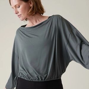 Athleta Cool Down Top in Bali Green